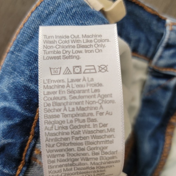 Madewell Stovepipe Jeans Medium Wash High Rise Size 27 - Picture 9 of 13